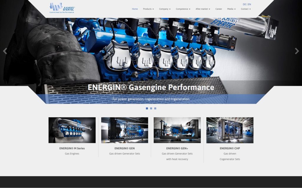 R Schmitt Enertec Website Relaunch