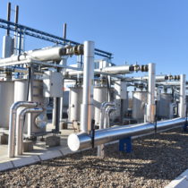 Gas cleaning system